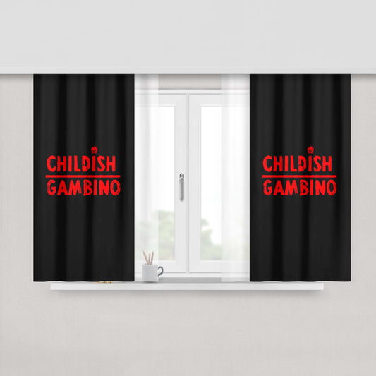 Child Ultraman Peach Skin Window Curtains