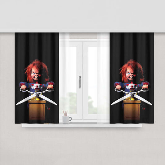 Childlike Innocence Peach Skin Window Curtains