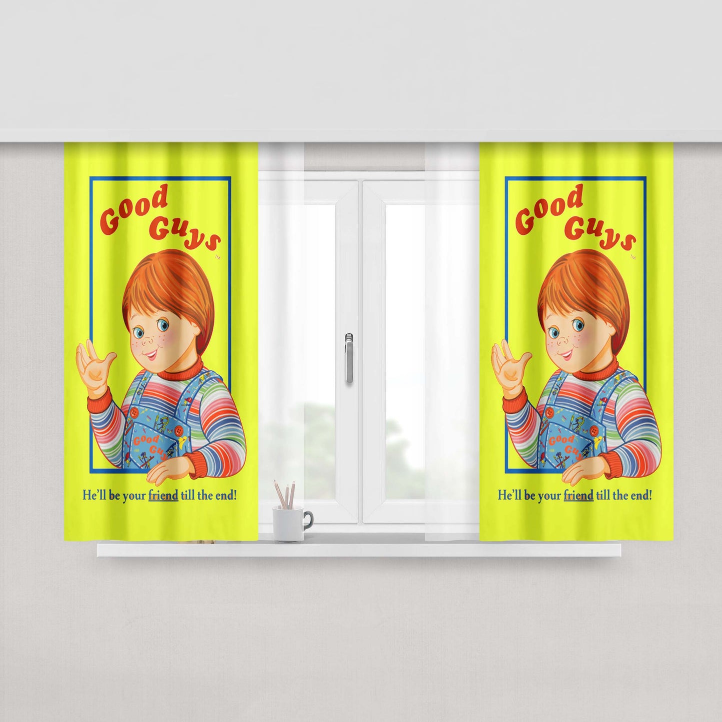 Childs Play From The Producers Of It Peach Skin Window Curtains