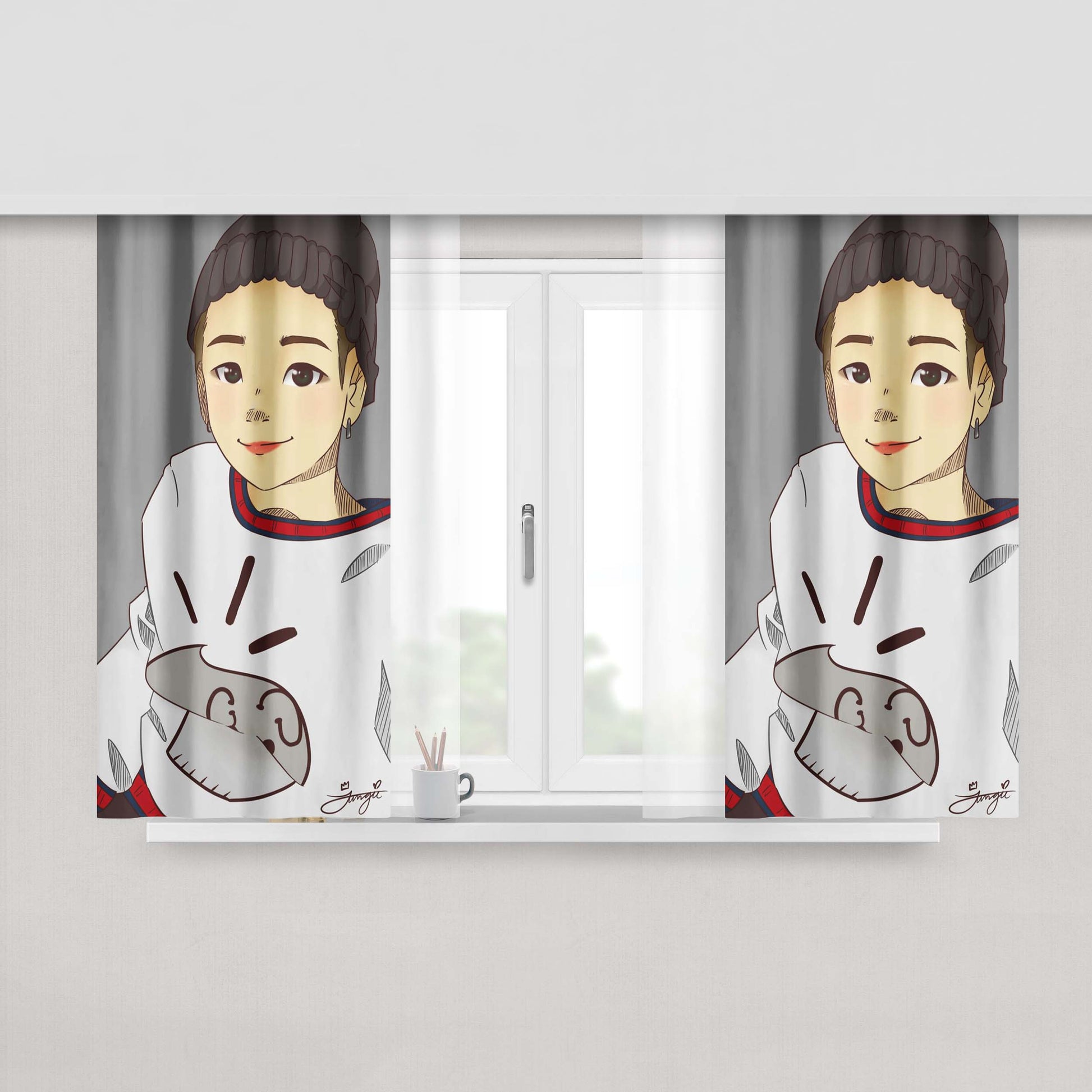Chimchim Peach Skin Window Curtains