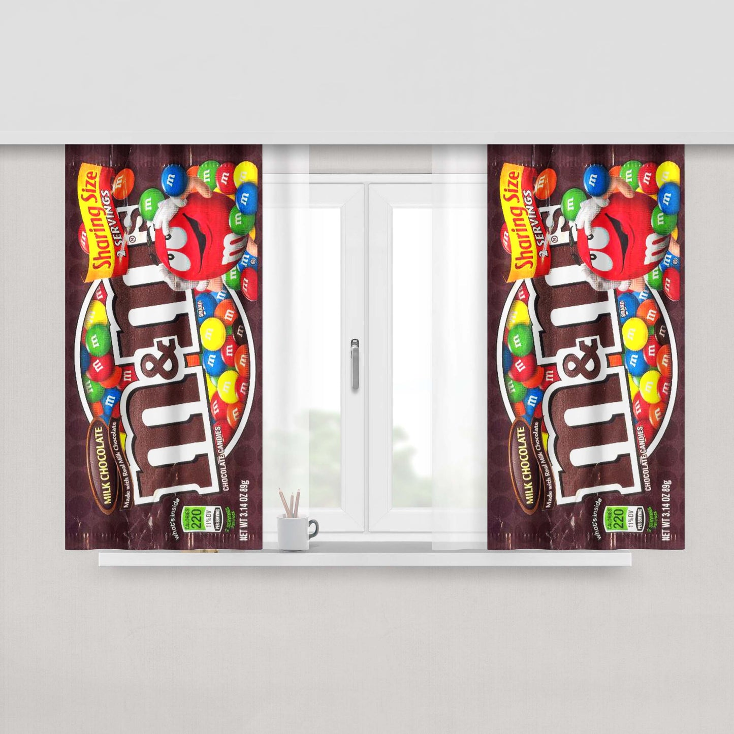 Chocloate Mm Peach Skin Window Curtains