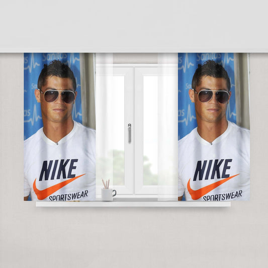 Christian Ronaldo Peach Skin Window Curtains