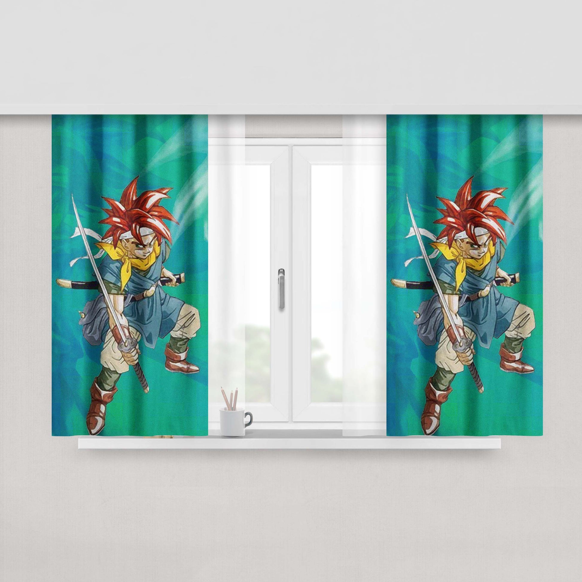 Chrono Trigger Old Wallpapers Peach Skin Window Curtains