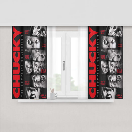 Chucky The Complete Collection Peach Skin Window Curtains