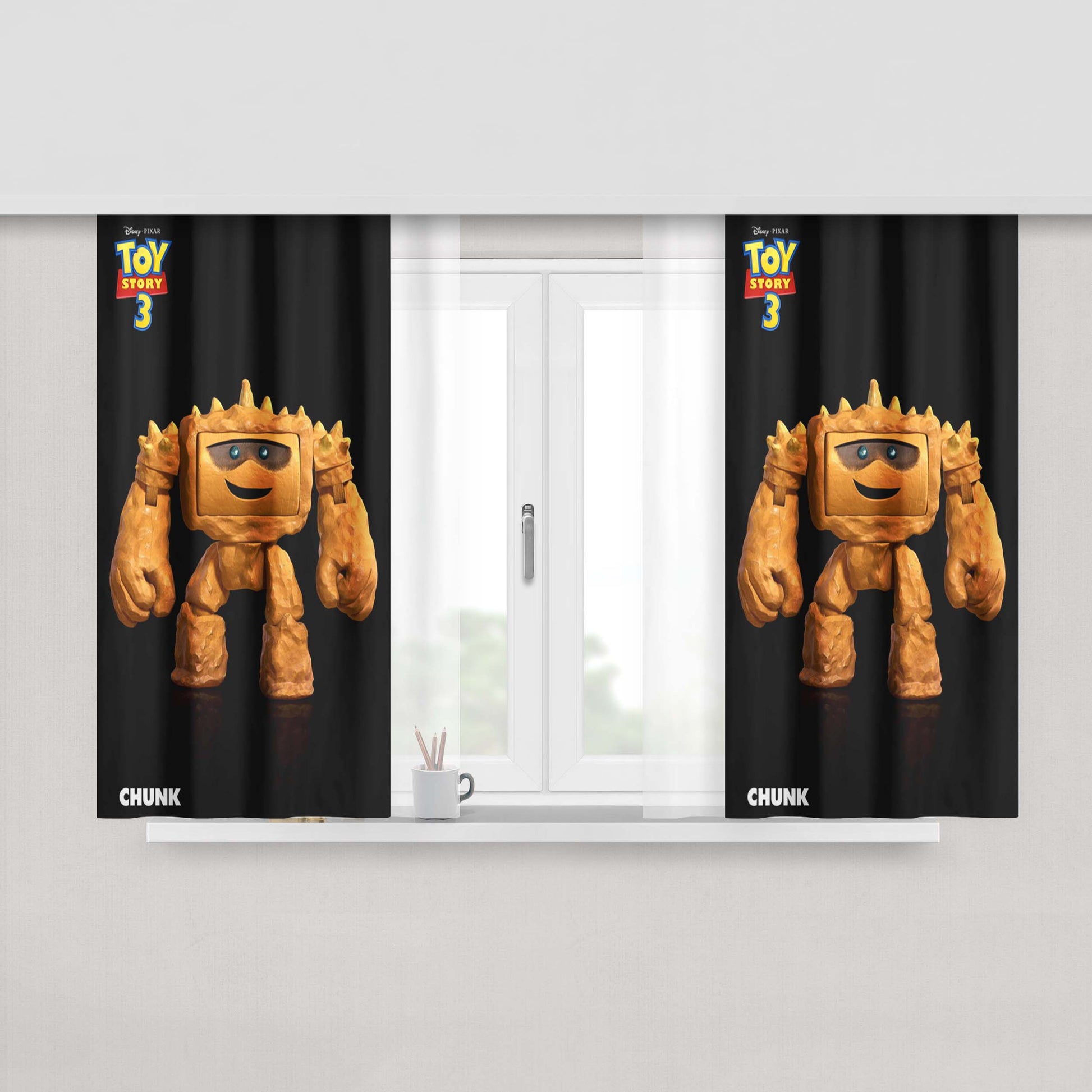 Chunk Toys Story Peach Skin Window Curtains