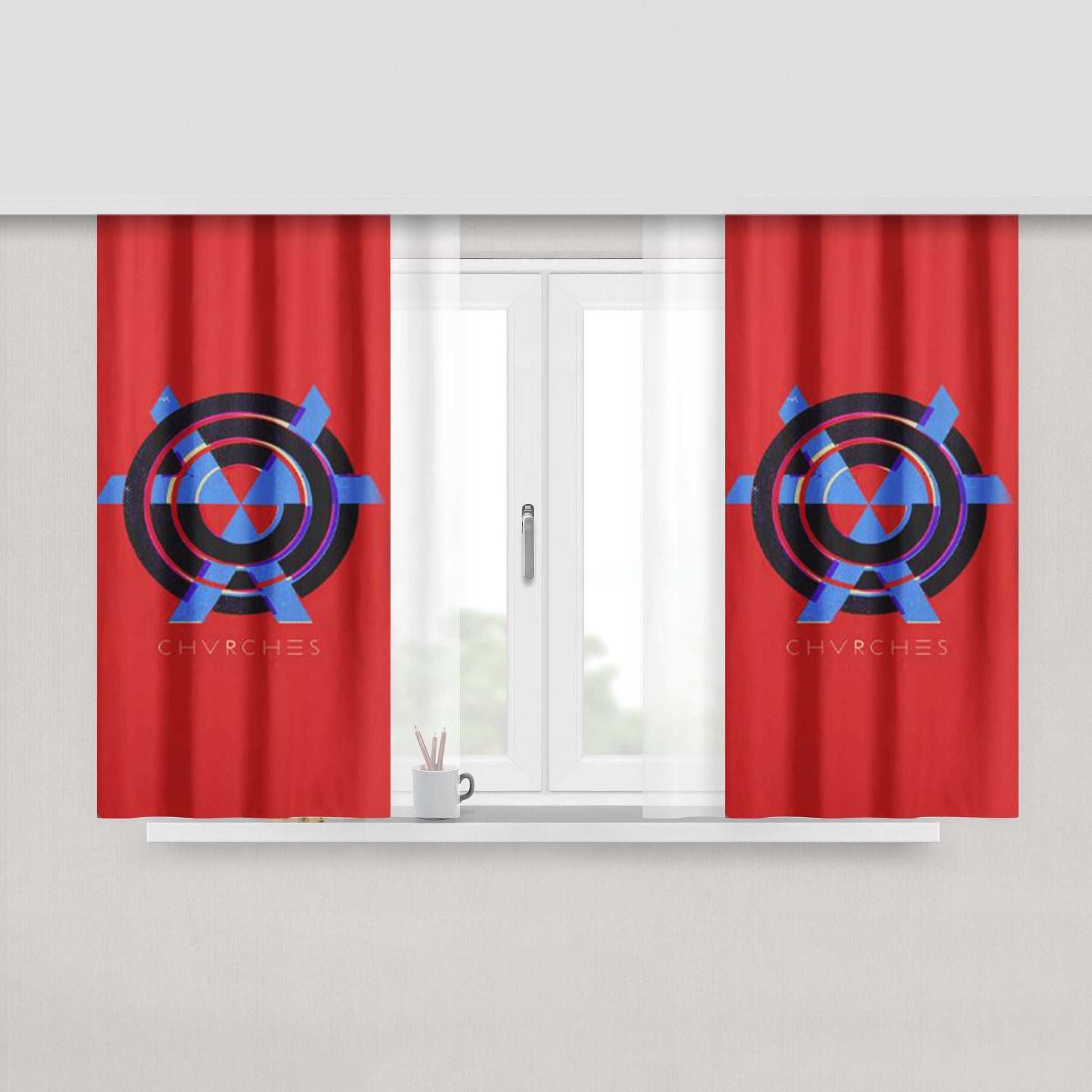 Chvrches The Bones Of What You Believe Peach Skin Window Curtains