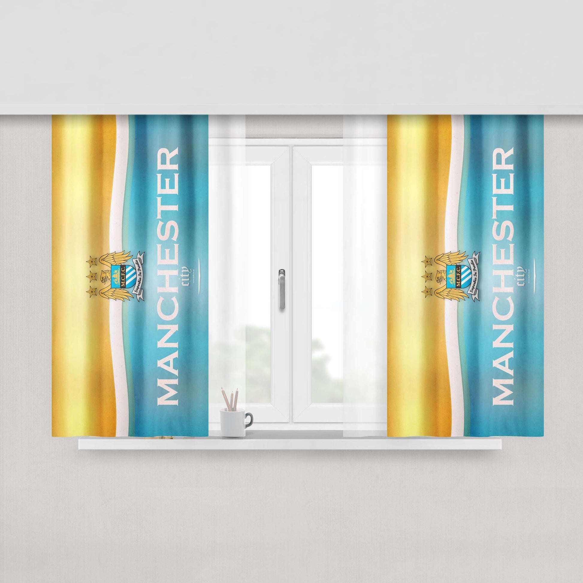 City Fc Peach Skin Window Curtains