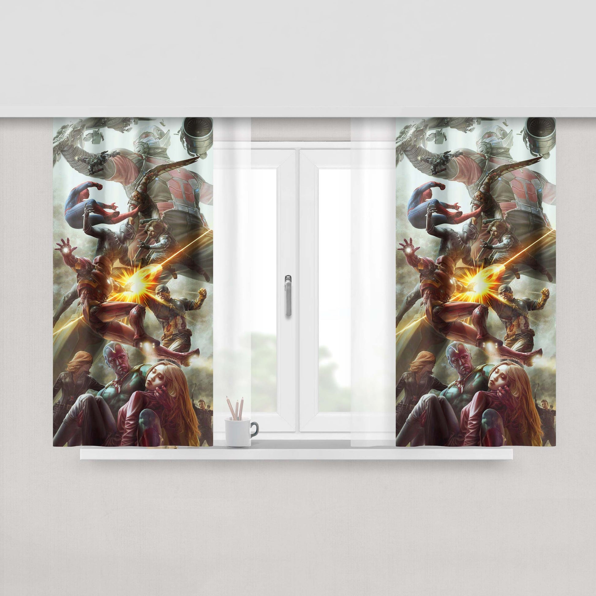 Civil Wars Fanart Peach Skin Window Curtains