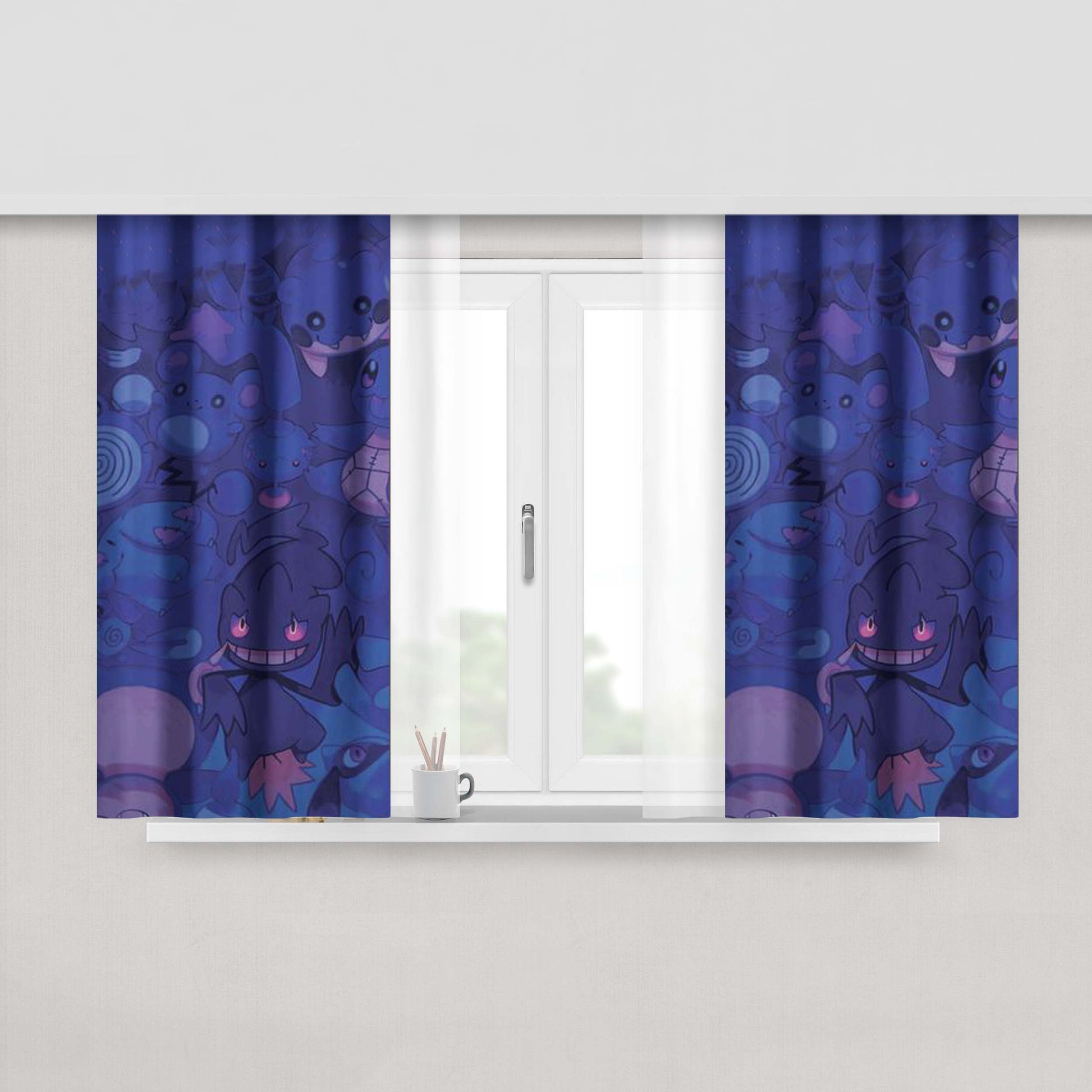 Ghost Puppet Pokemon Banette Peach Skin Window Curtains