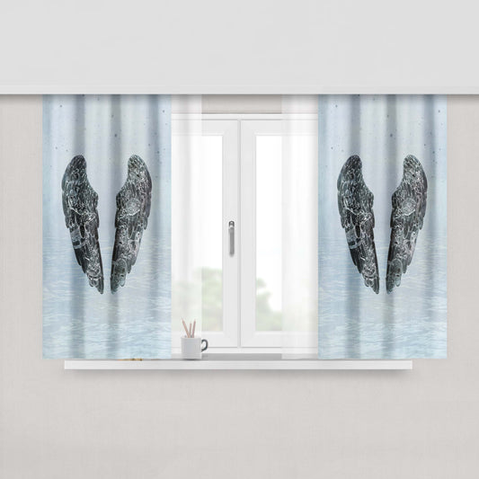 Ghost Stories Coldplay Peach Skin Window Curtains