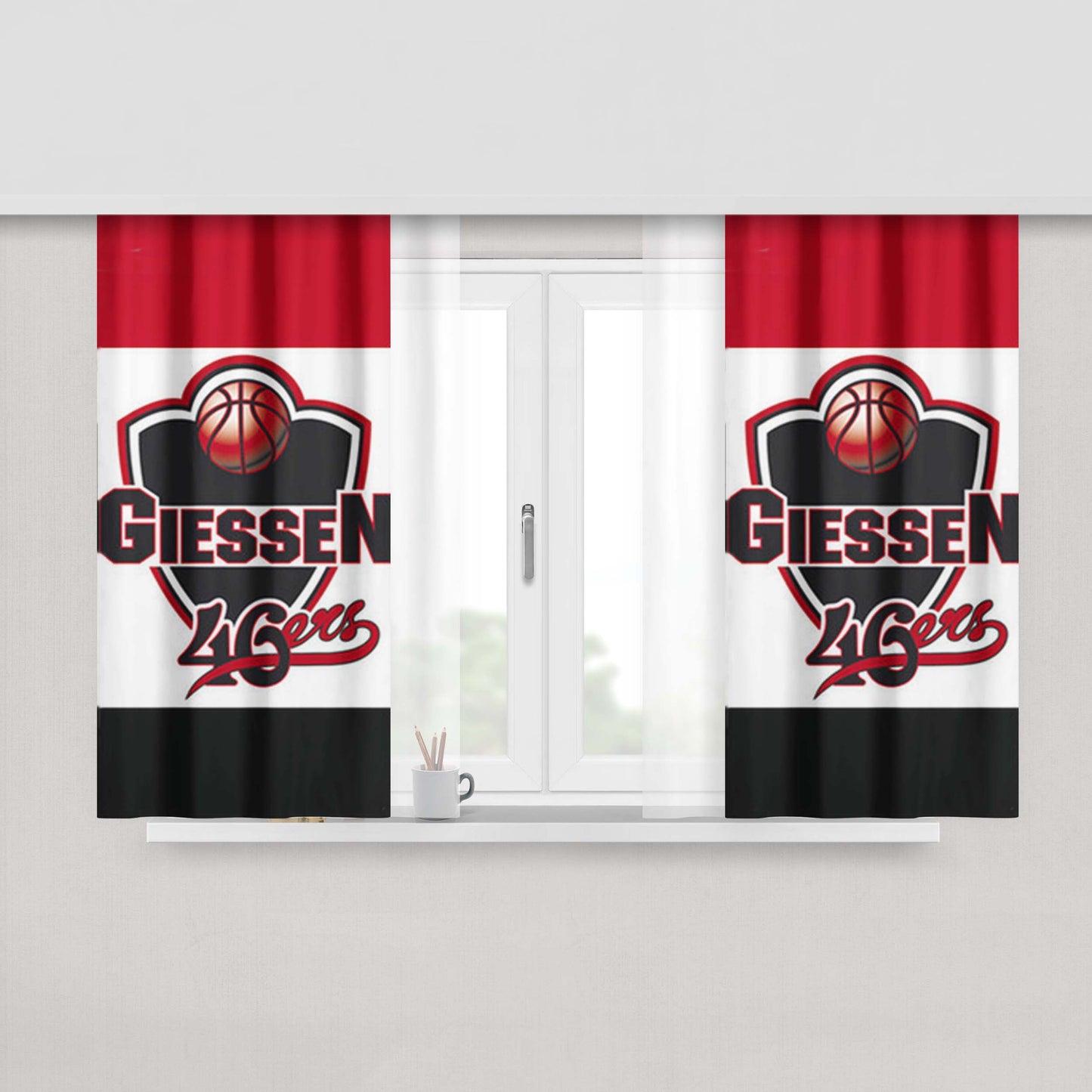 Giessen 46Ers Peach Skin Window Curtains