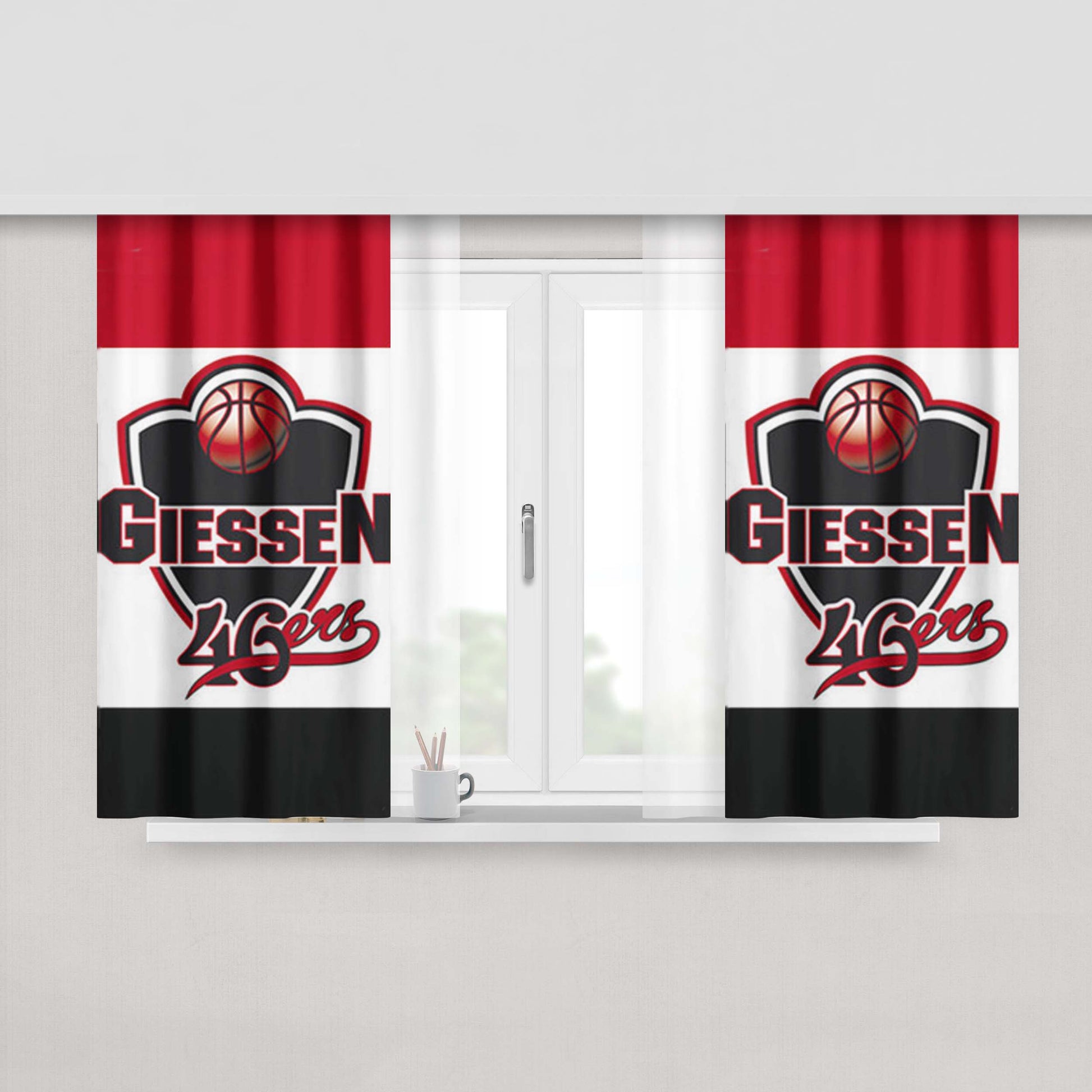 Giessen 46Ers Peach Skin Window Curtains