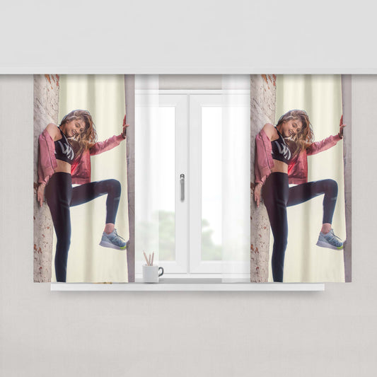 Gigi Hadid Reebok Peach Skin Window Curtains