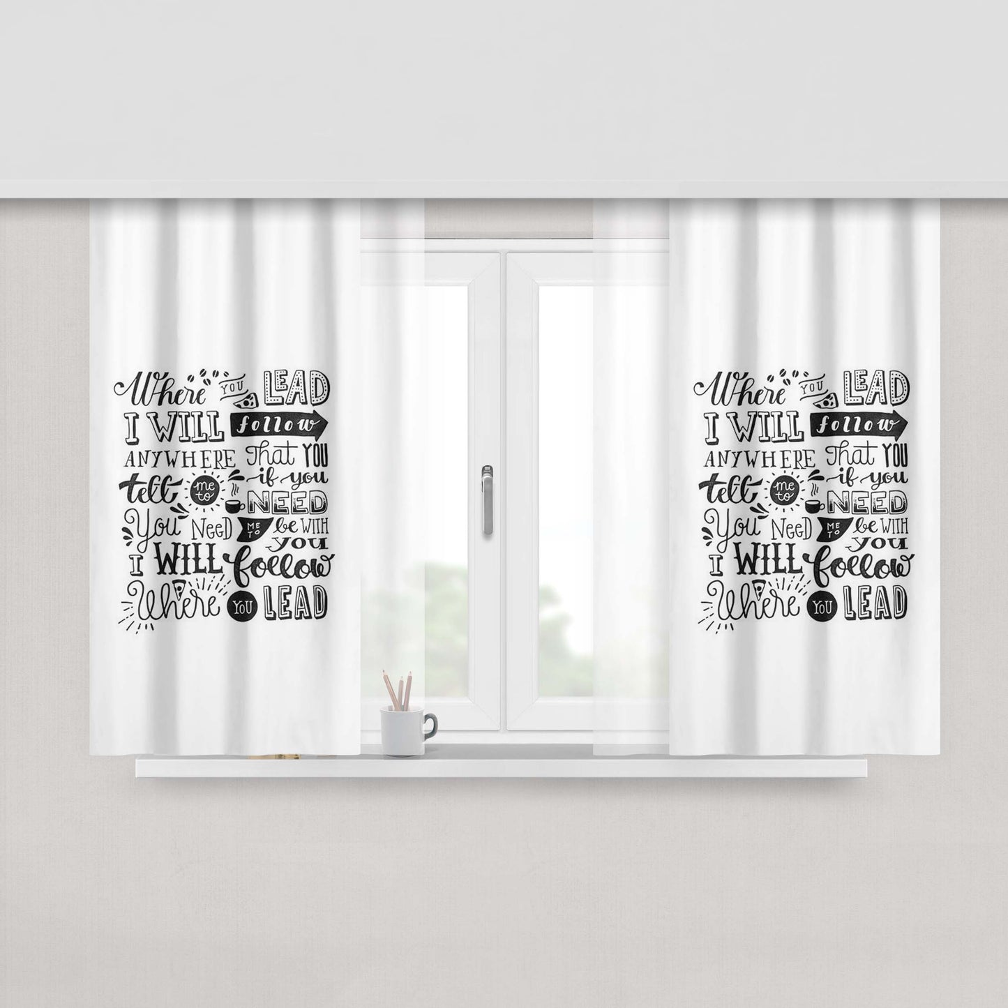 Gilmore Girls Quotes Peach Skin Window Curtains
