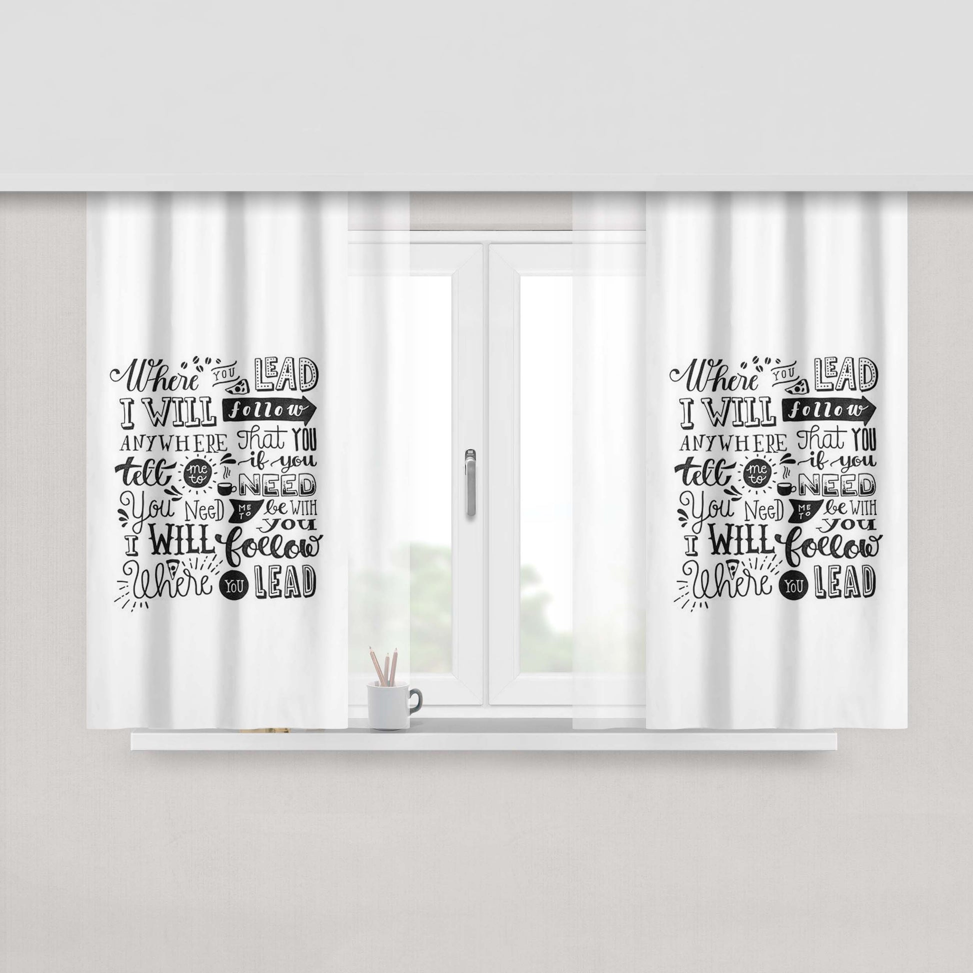 Gilmore Girls Quotes Peach Skin Window Curtains