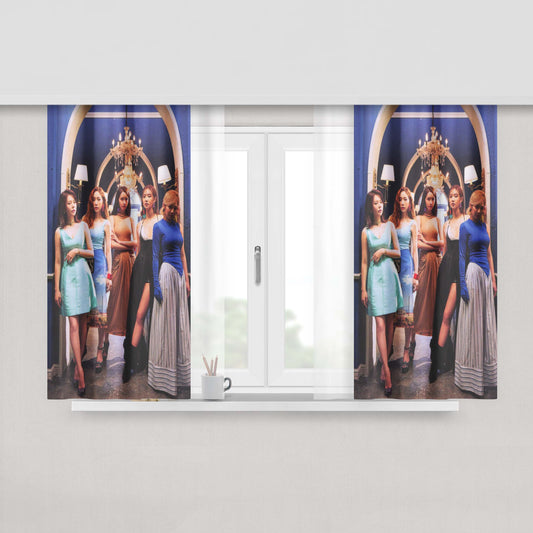 Girls Generation Snsd Oh!Gg Peach Skin Window Curtains