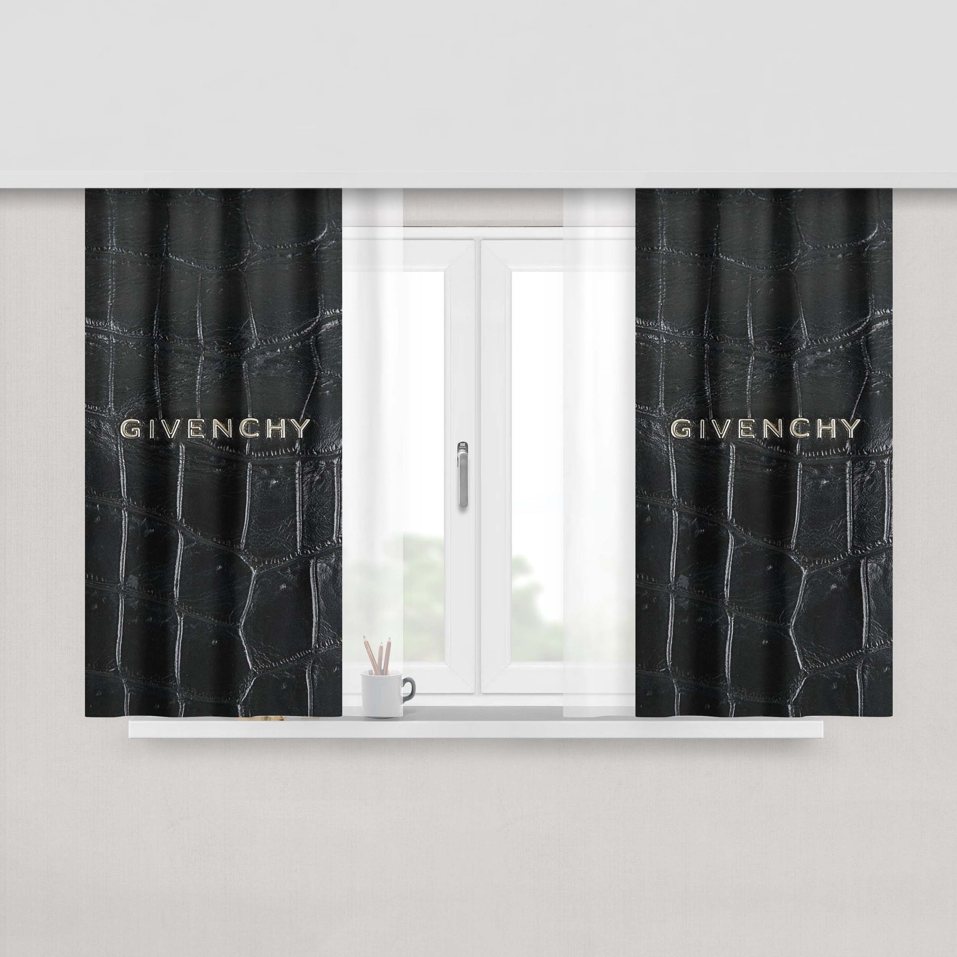 Givenchy Bag Leather Texture Peach Skin Window Curtains