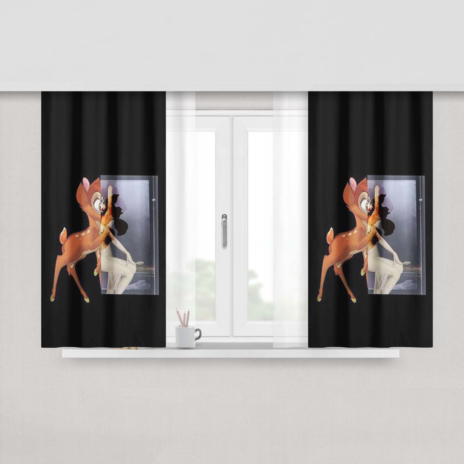 Givenchy Bambi Peach Skin Window Curtains