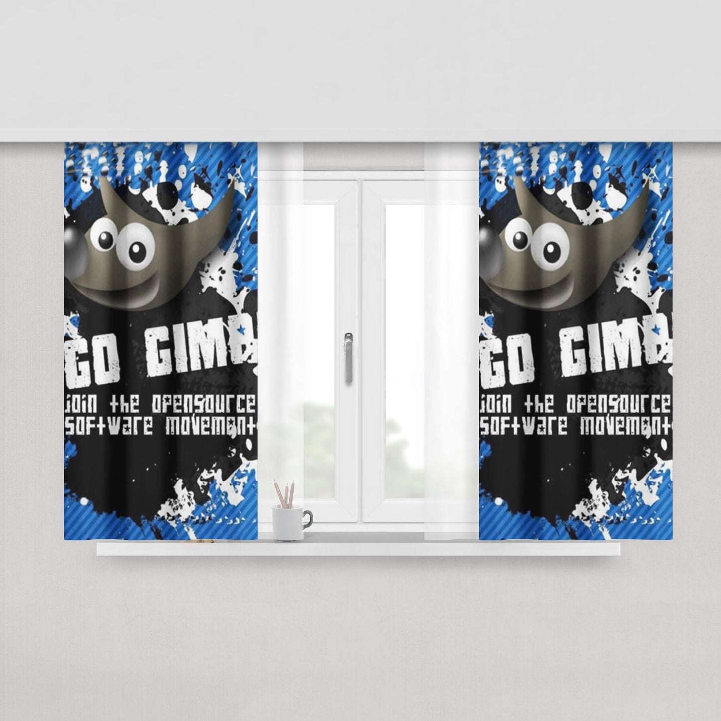 Go Gimp Peach Skin Window Curtains