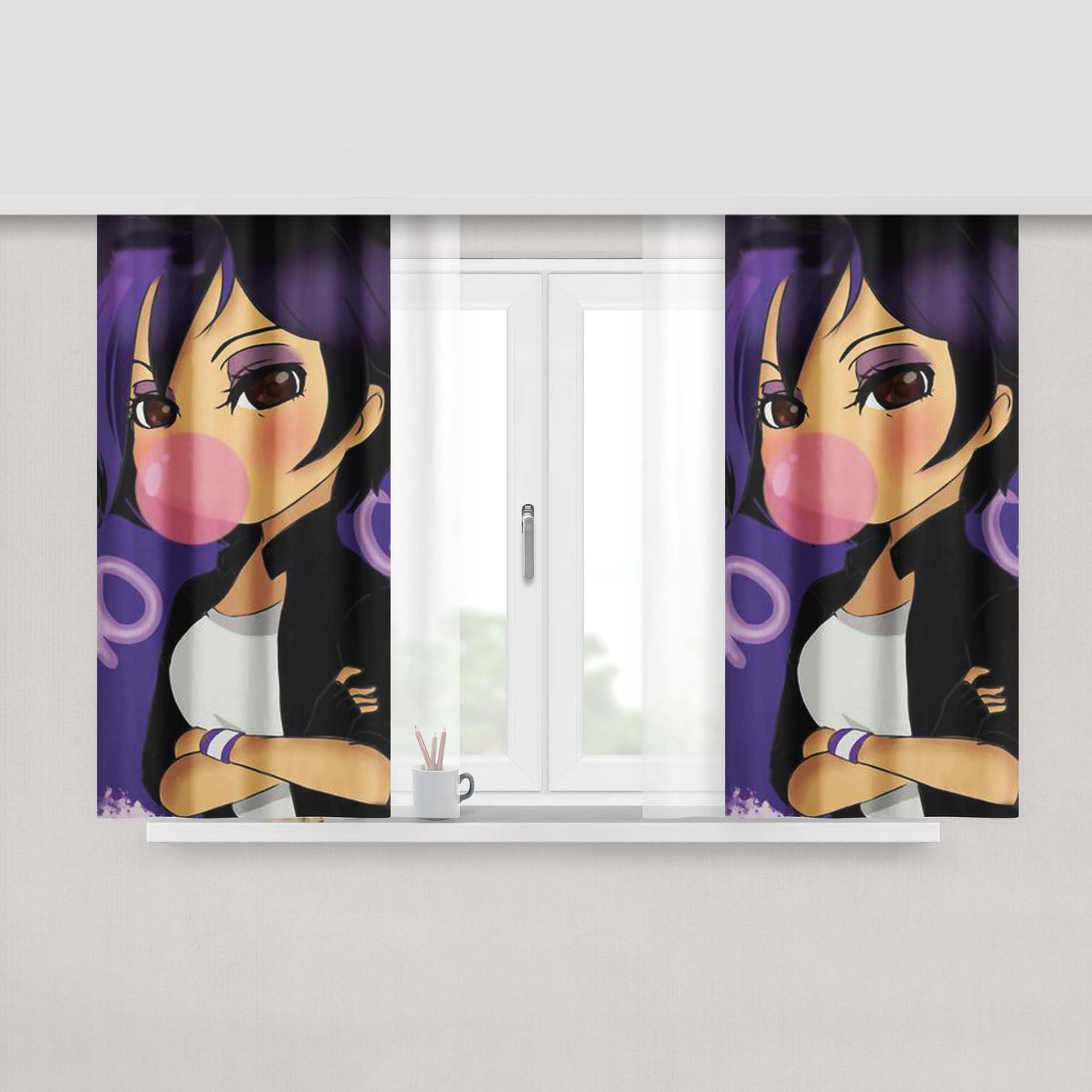 Go Go Peach Skin Window Curtains