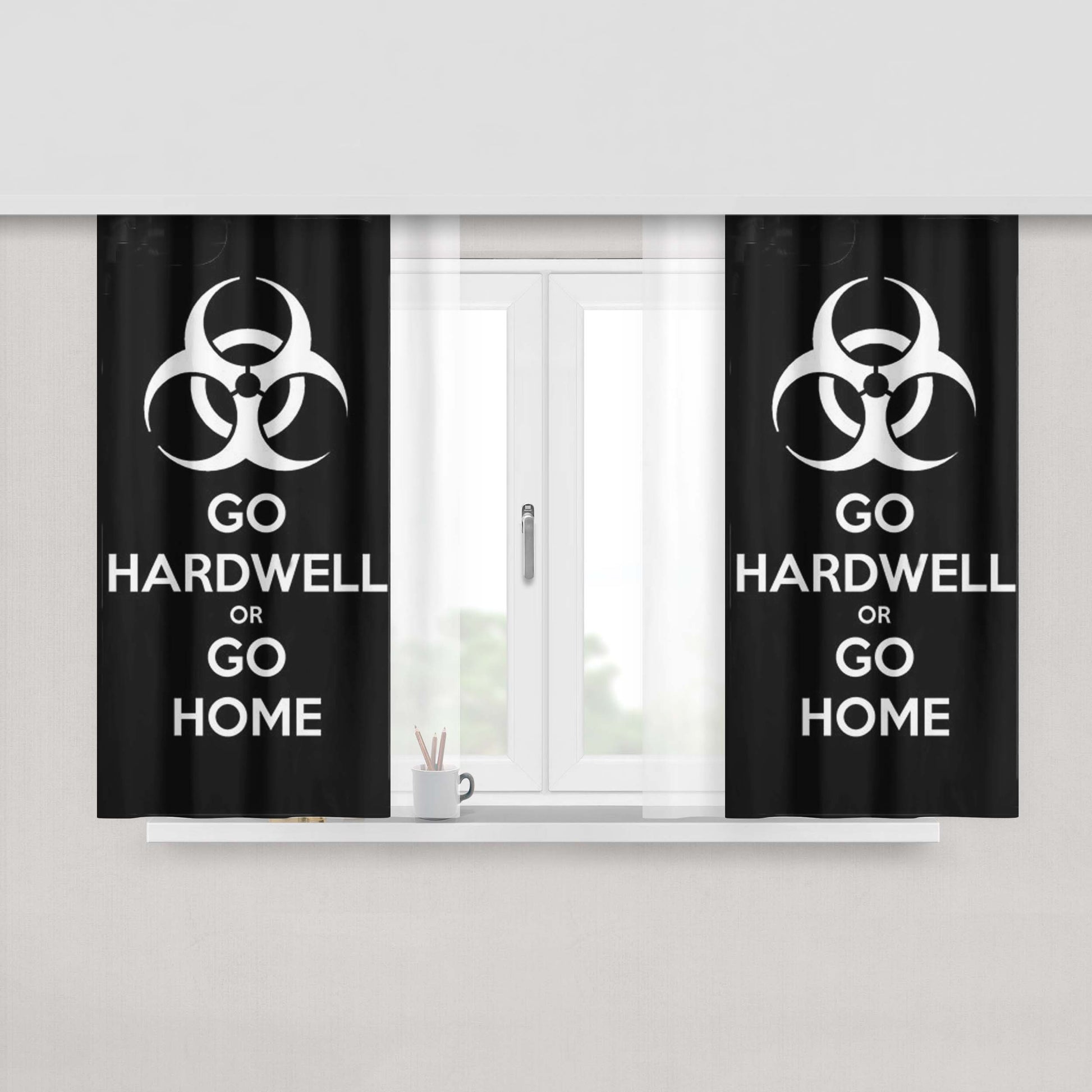 Go Hardwell Peach Skin Window Curtains