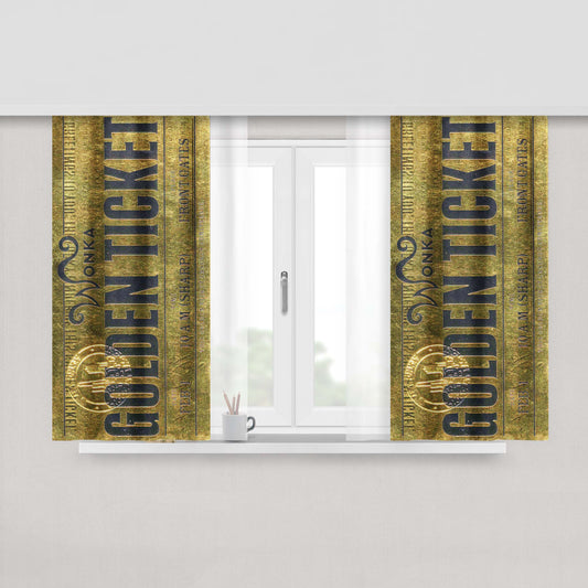 Golden Ticket Peach Skin Window Curtains