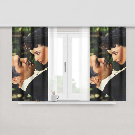 Gone With The Wind Peach Skin Window Curtains
