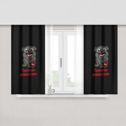 Gonzaga University Football Peach Skin Window Curtains