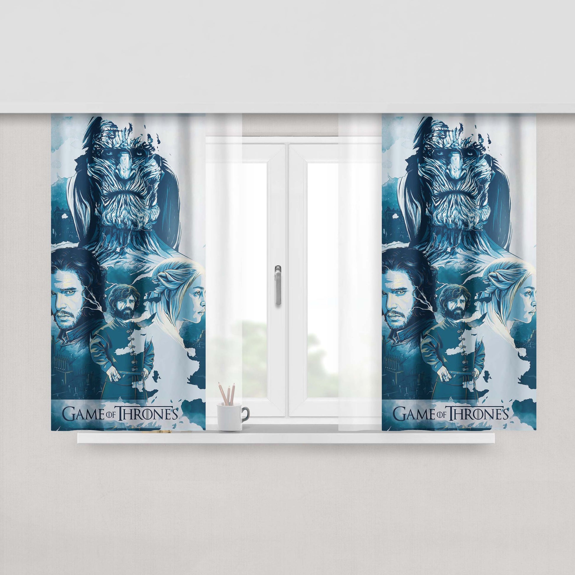 Got7 Wallpaper Art Peach Skin Window Curtains