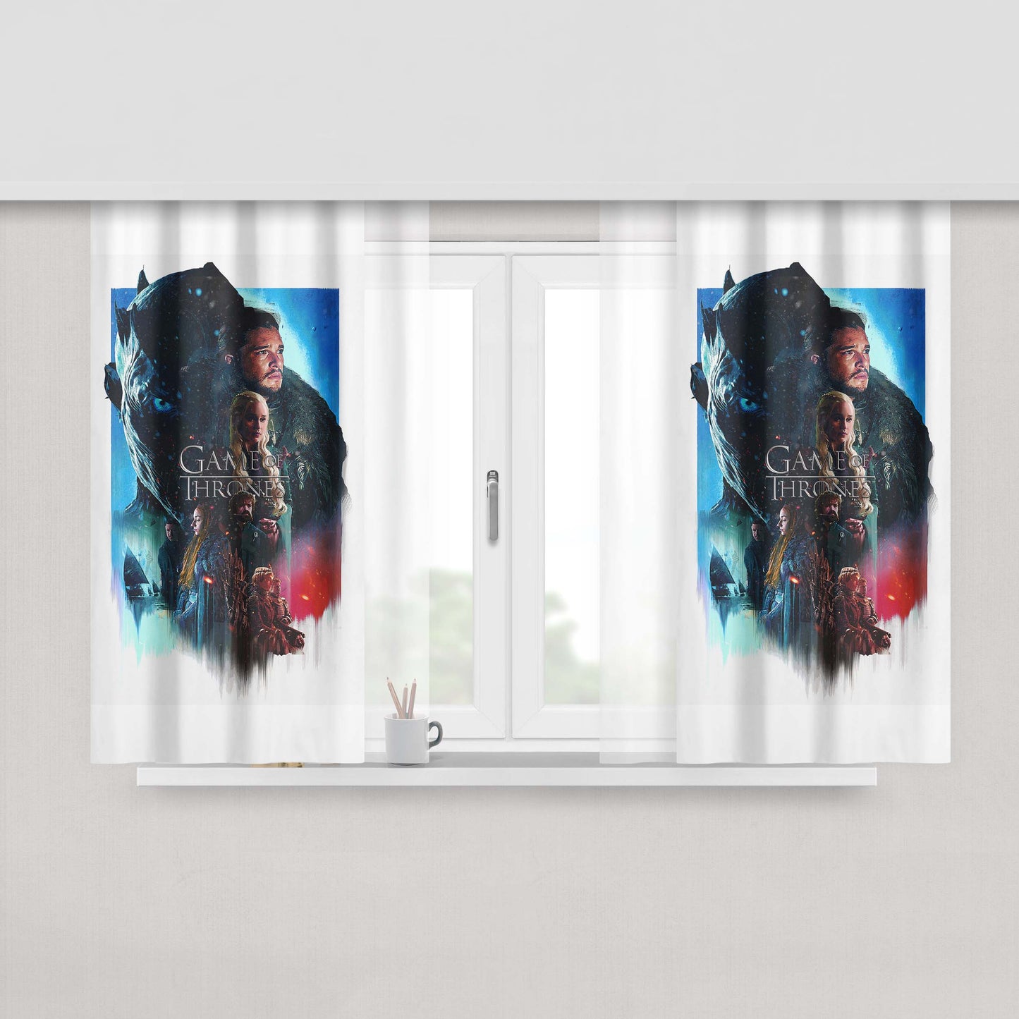 Got7 Wallpaper Collage Peach Skin Window Curtains