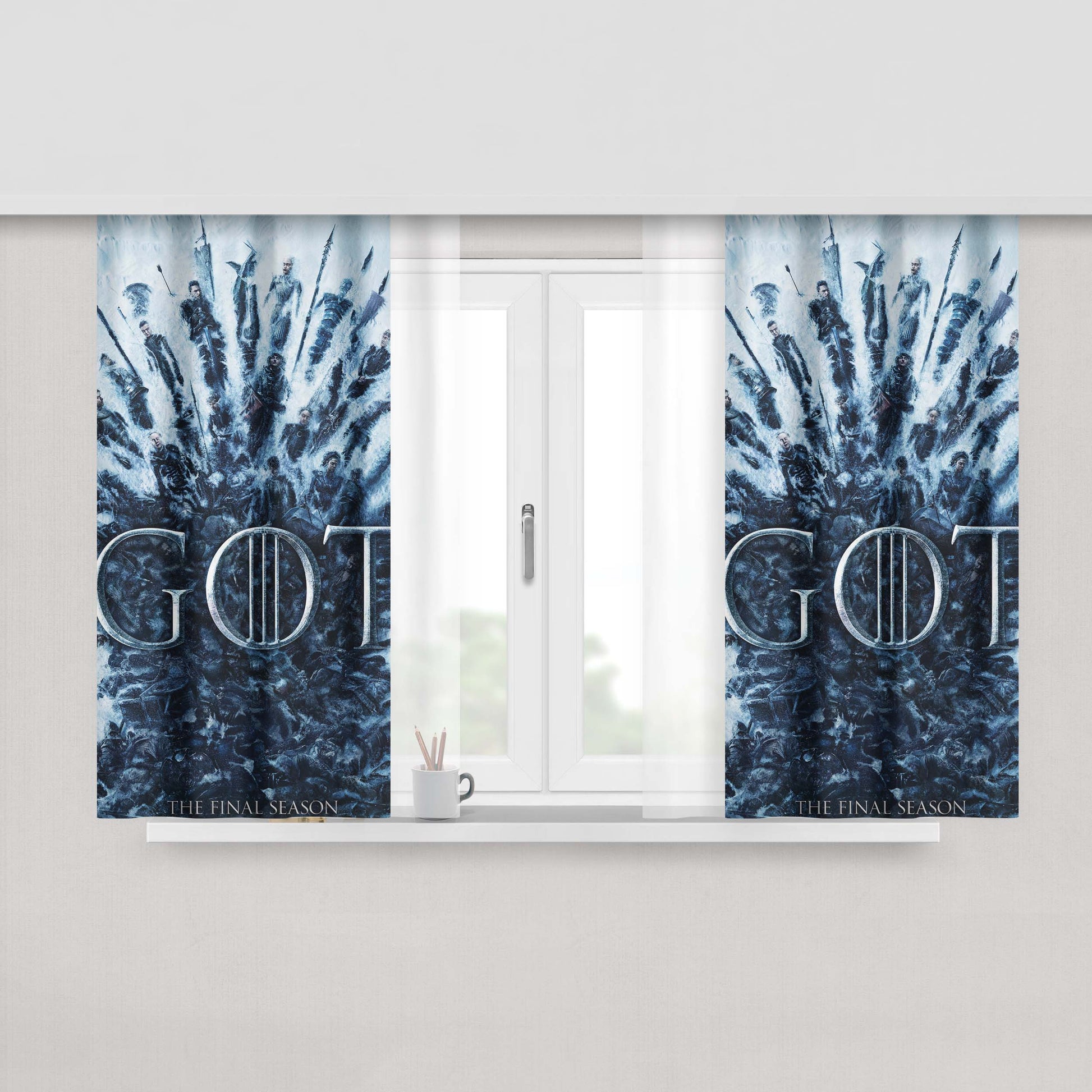 Got7 Wallpaper Peach Skin Window Curtains