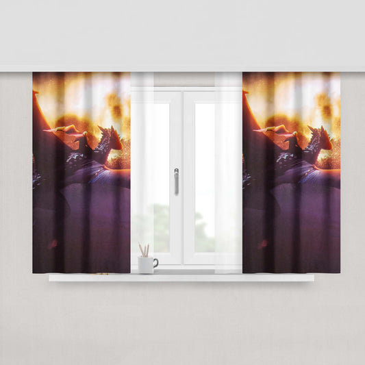 Got Fandom Peach Skin Window Curtains