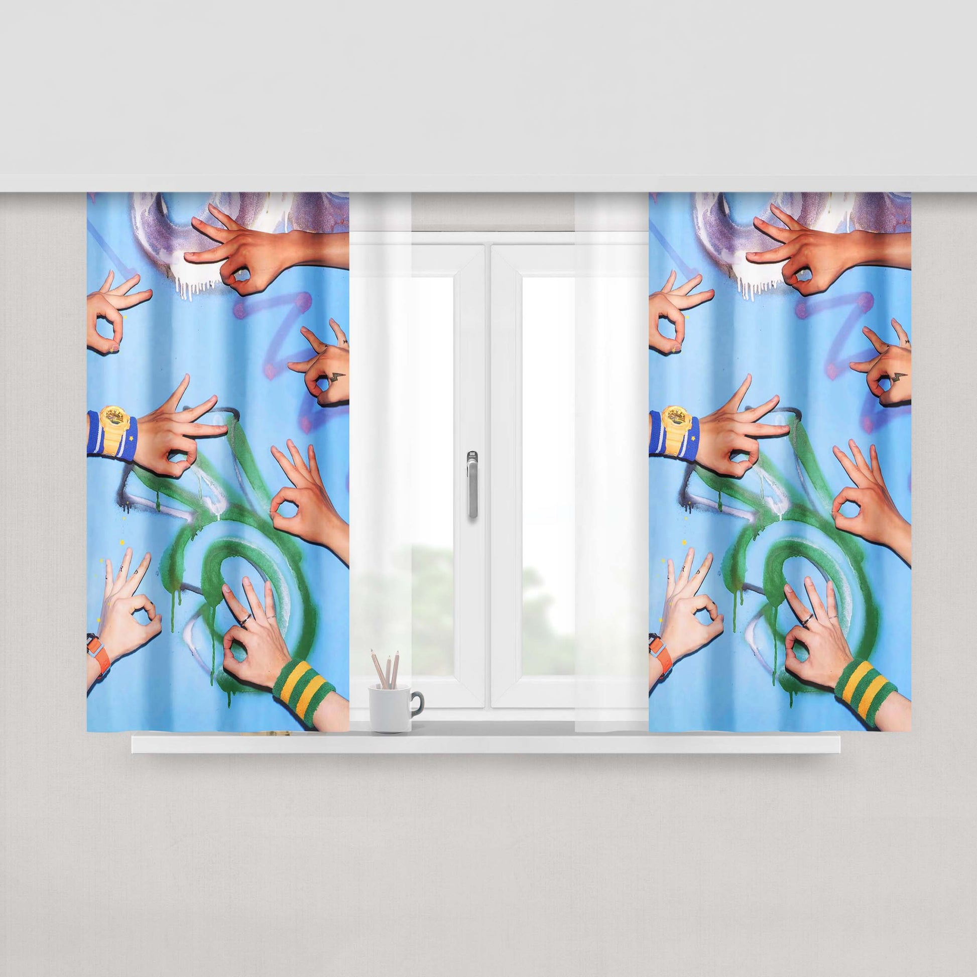 Got Game Of Throne Final Peach Skin Window Curtains