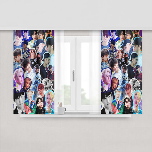 Got Something In Your Teth Peach Skin Window Curtains