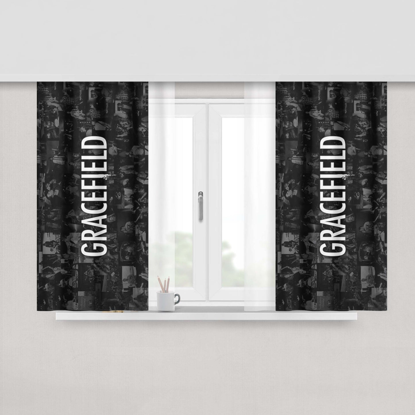 Gracefield Peach Skin Window Curtains