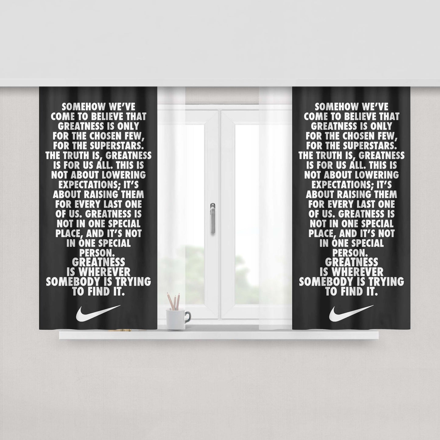Greatness Is Wherever Somebody Trying To Find Peach Skin Window Curtains