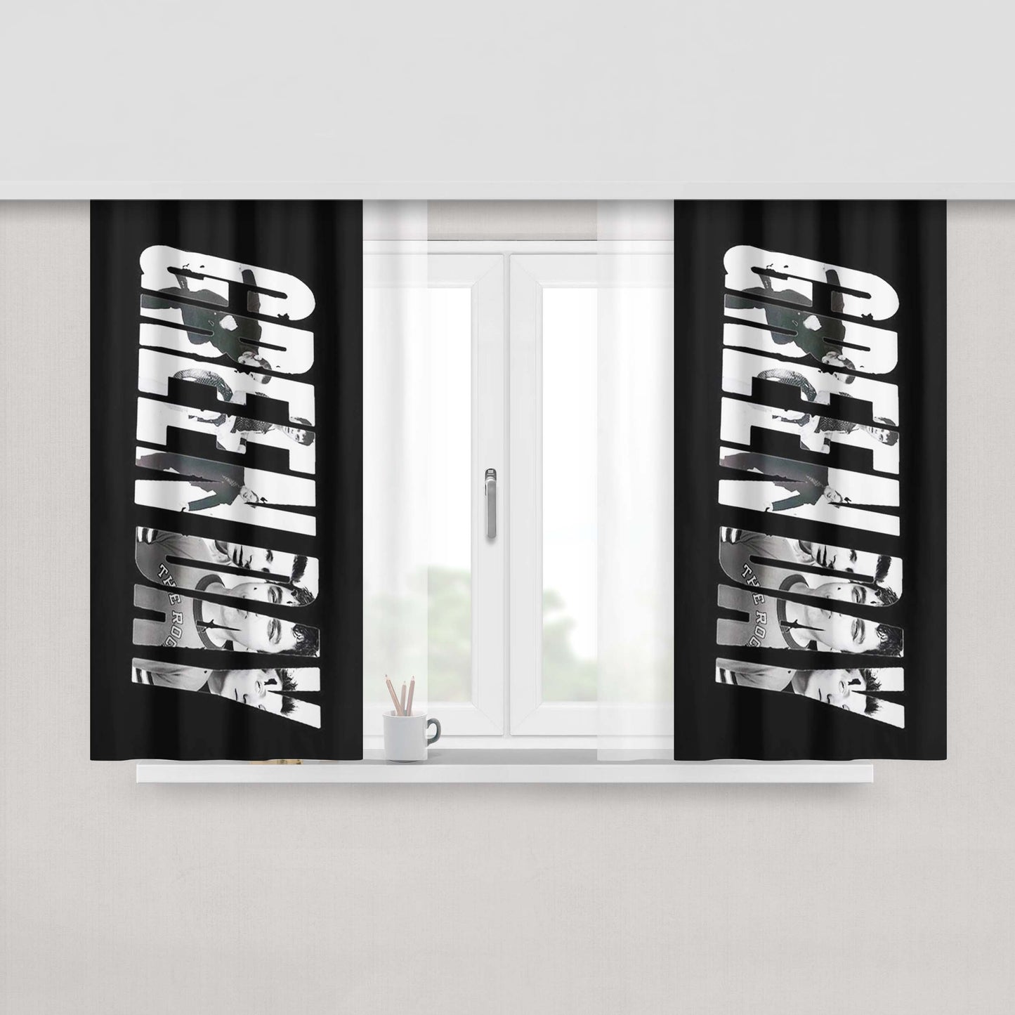 Greenday Cover Peach Skin Window Curtains