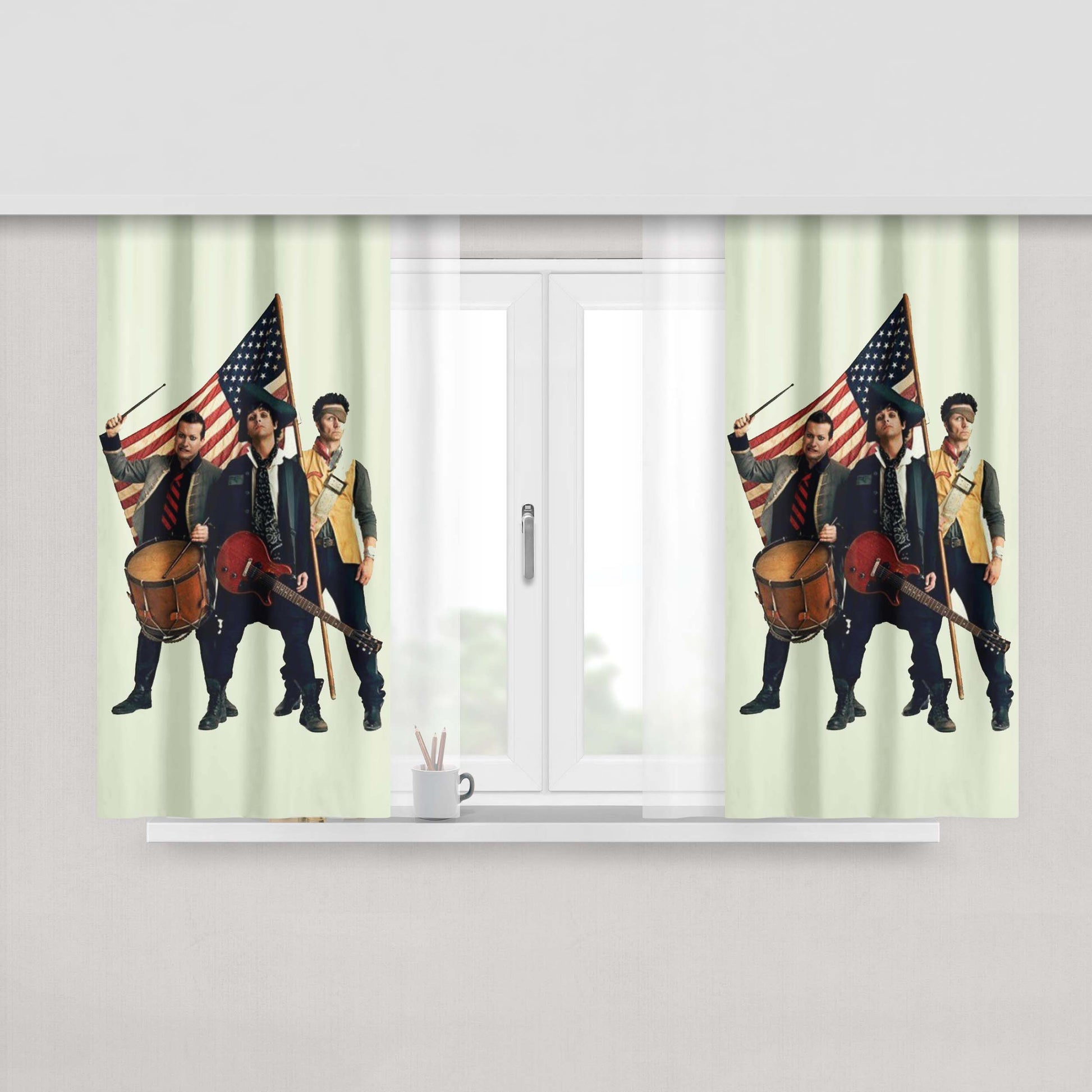 Greenday Original Peach Skin Window Curtains