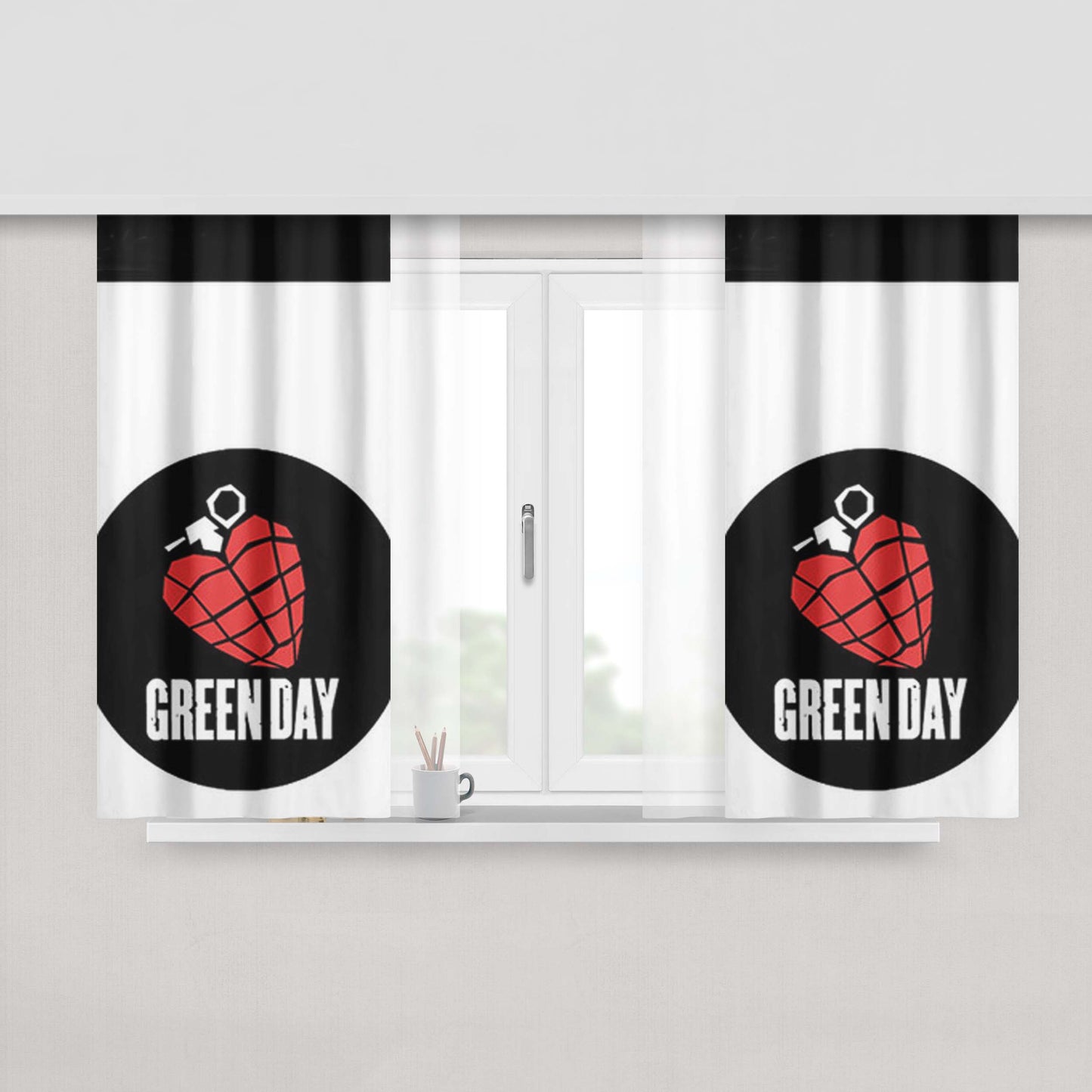 Greenday Usa Peach Skin Window Curtains