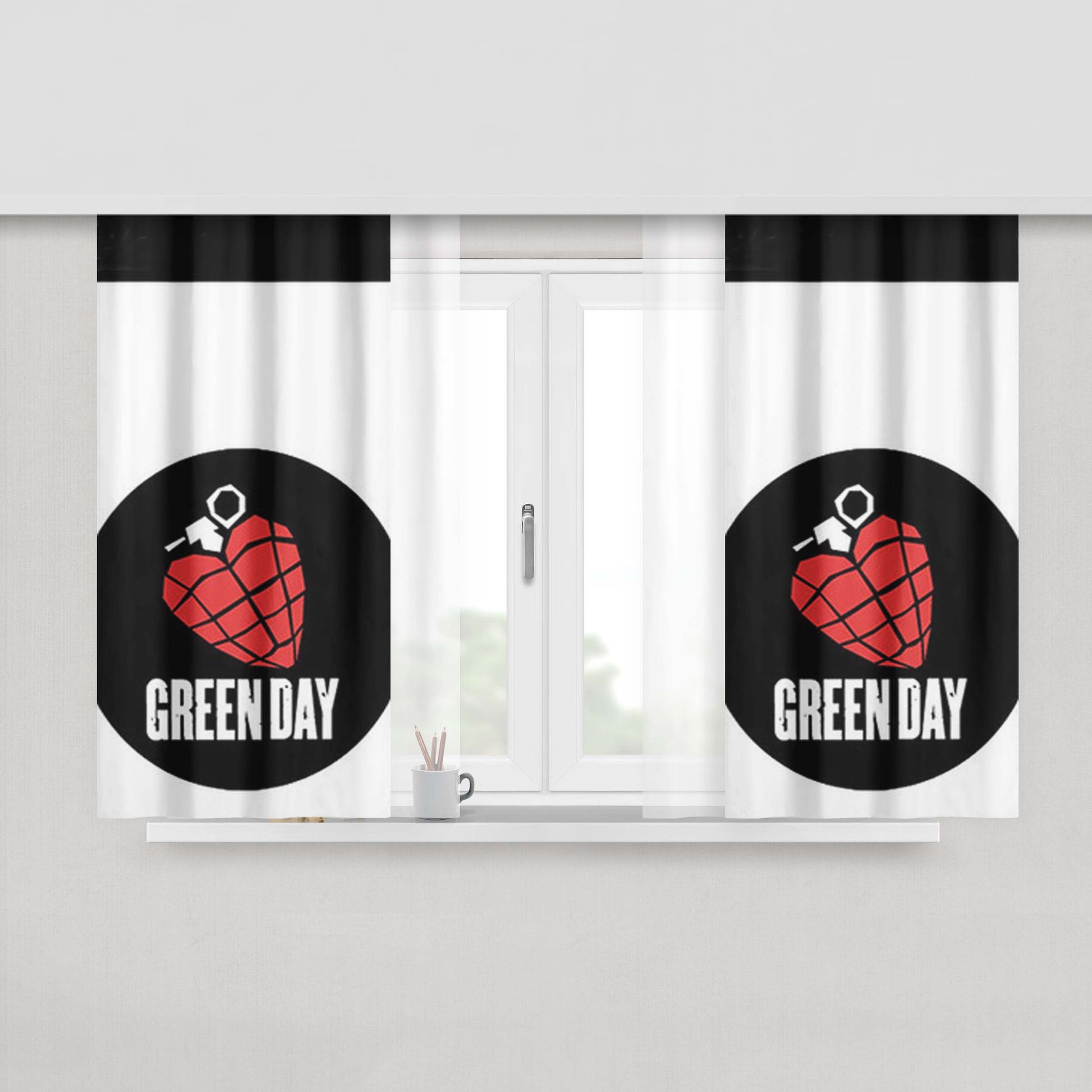 Greenday Usa Peach Skin Window Curtains