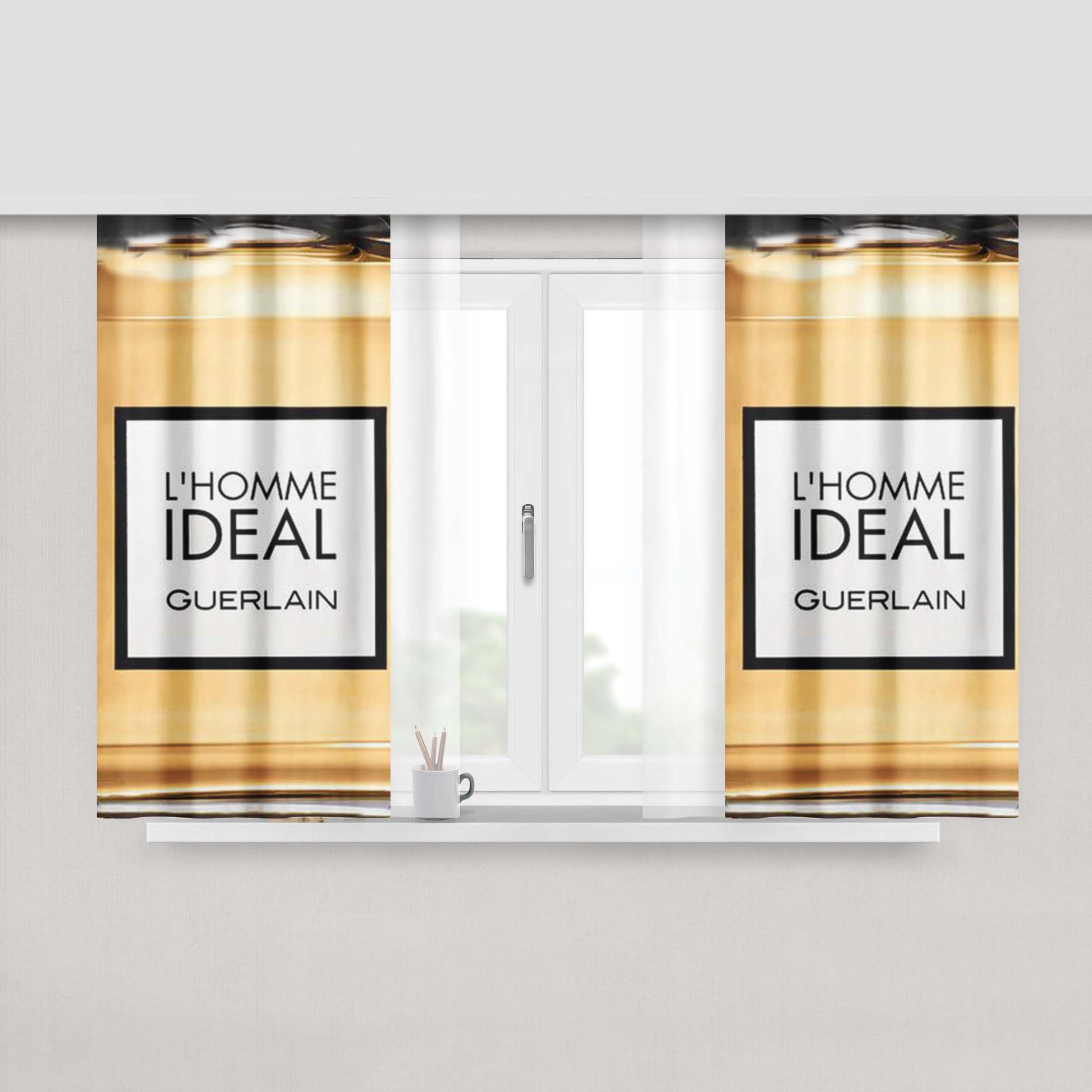 Guerlain Paris Parfum Lhomme Ideal Peach Skin Window Curtains