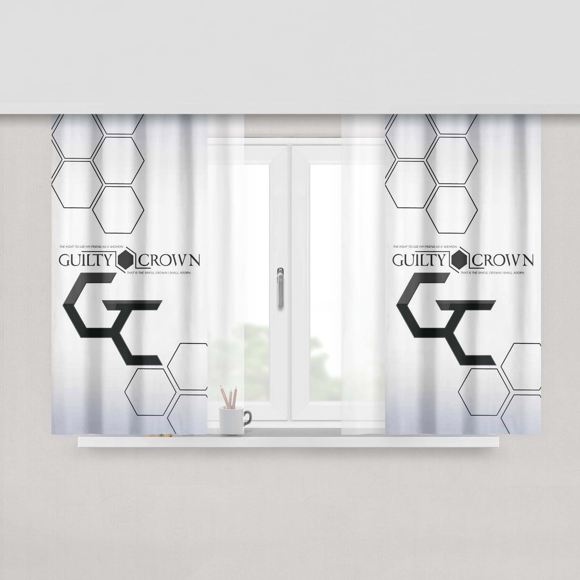 Guilty Crown Wallpaper Peach Skin Window Curtains