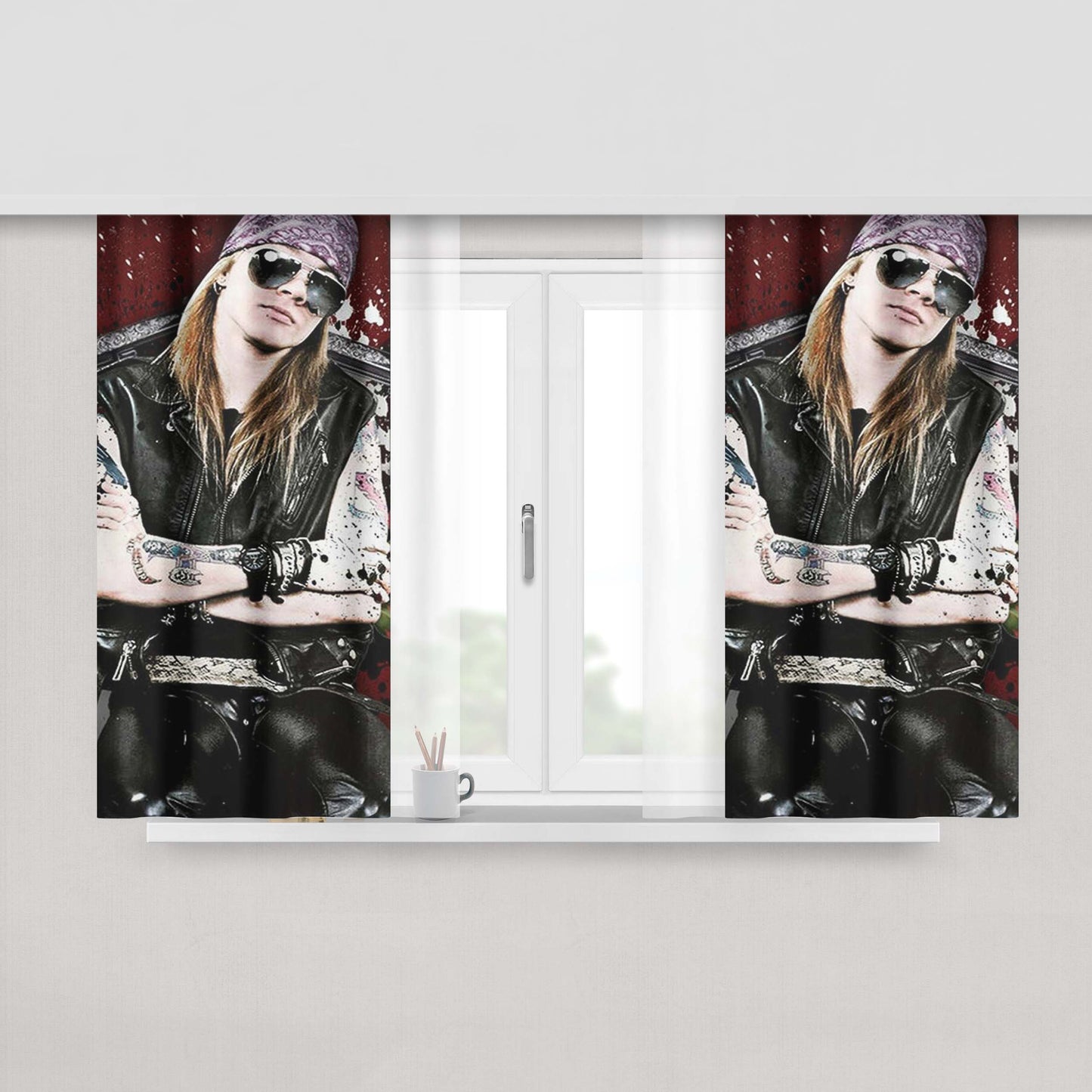 Guns N Roses Appetite For Destruction Fabric Window Curtains
