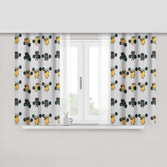 Gym Olympic Li Fabric Window Curtains