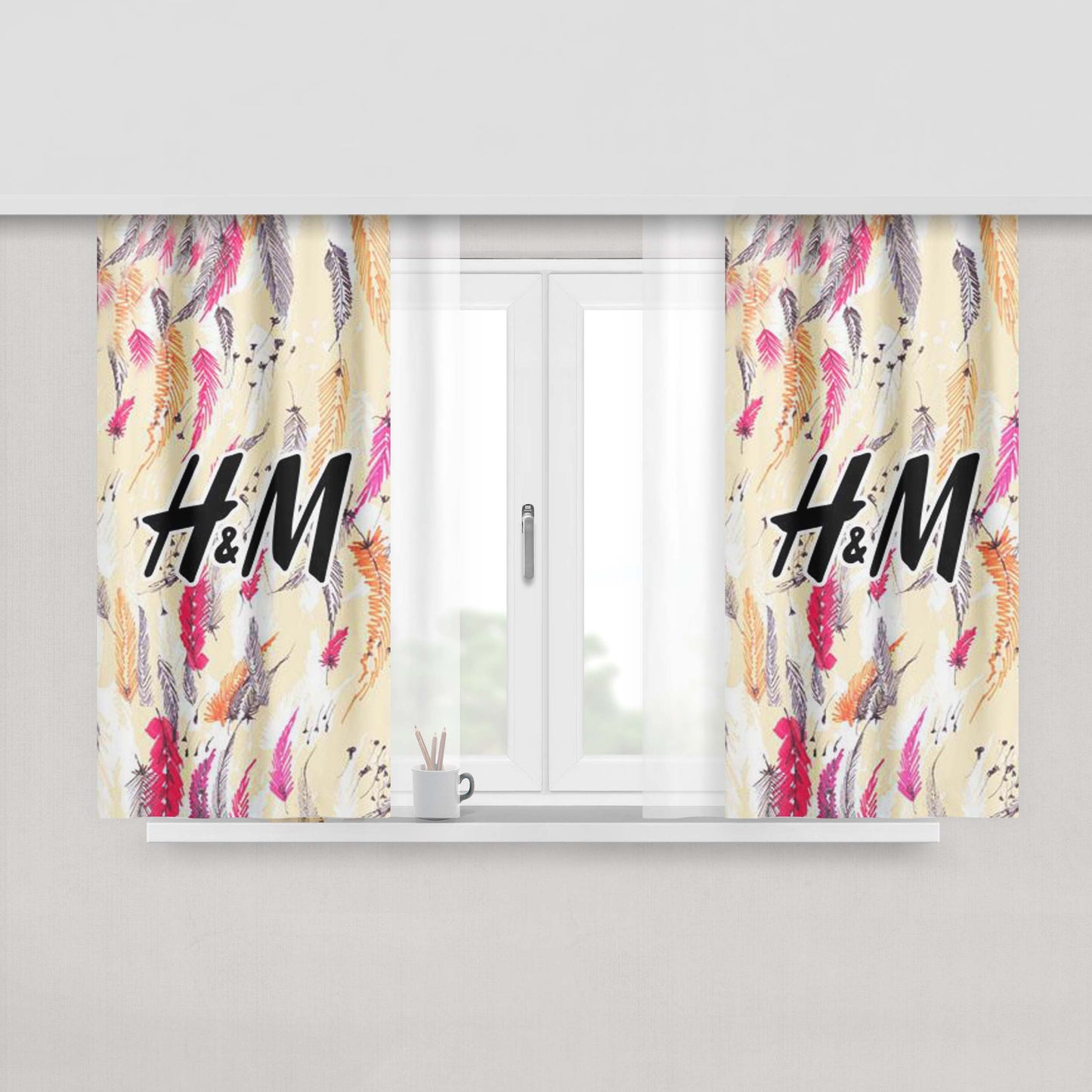 H&M Garment Collecting Fabric Window Curtains