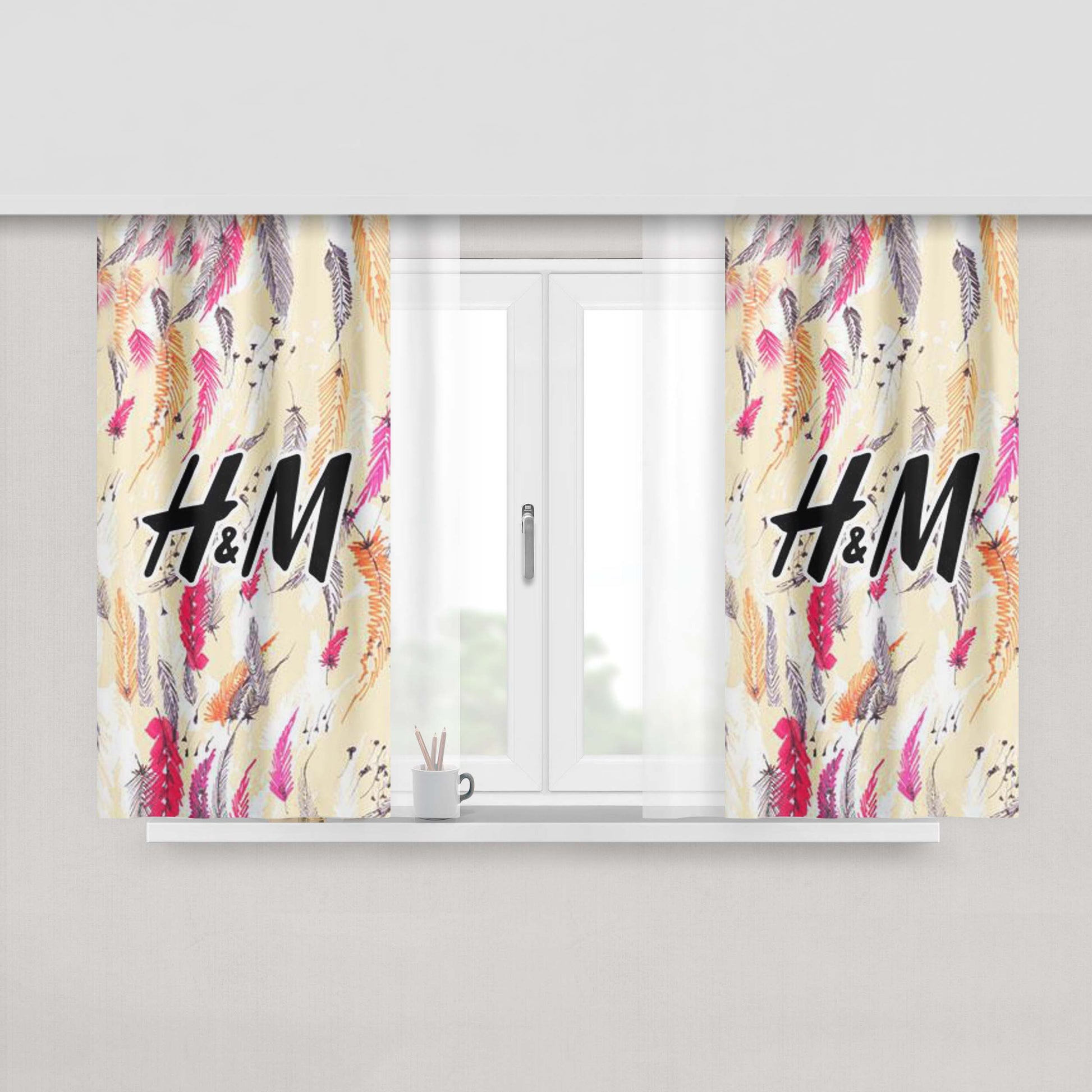 H&M Garment Collecting Fabric Window Curtains