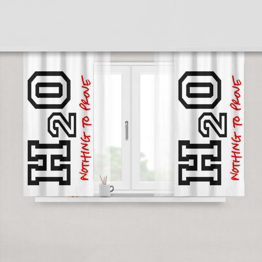 H2O Nothing To Prove Fabric Window Curtains