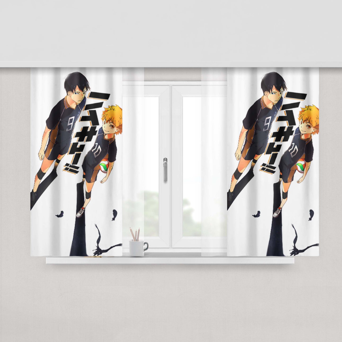 Haikyuu Haikyuu Art Fabric Window Curtains