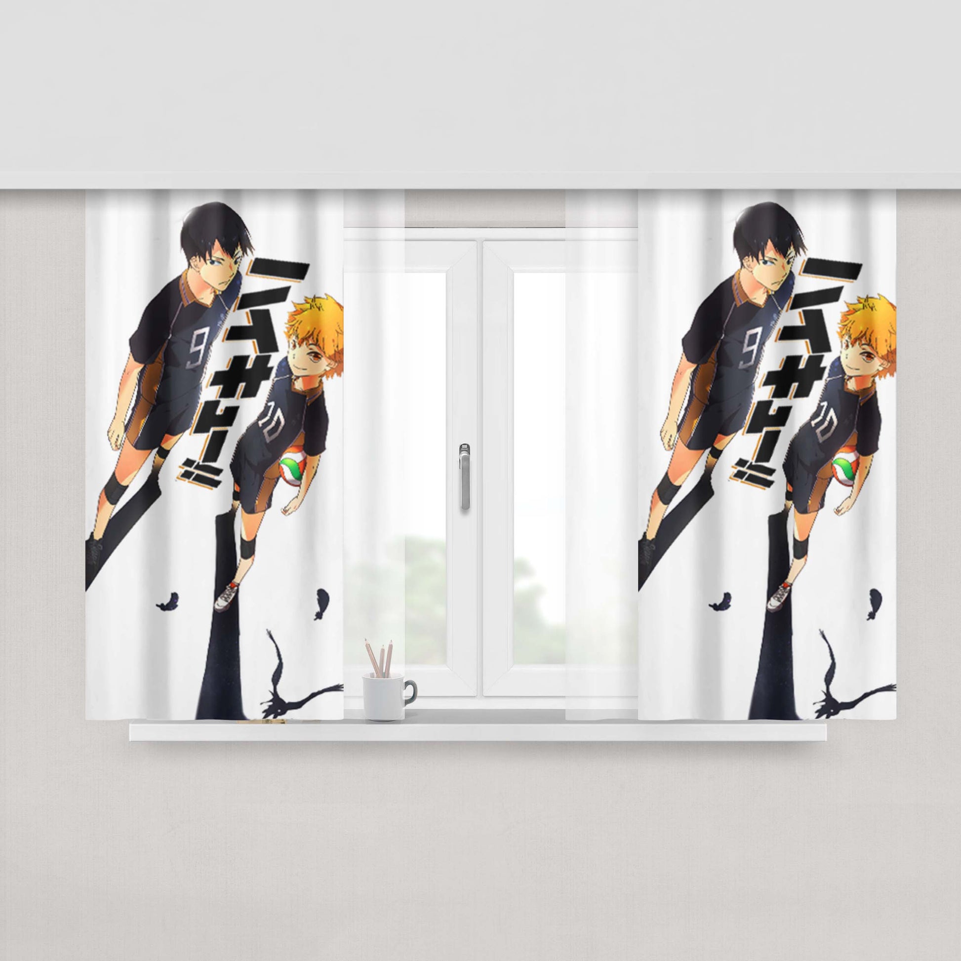 Haikyuu Haikyuu Art Fabric Window Curtains
