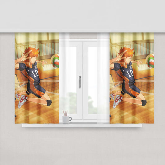 Haikyuu Hinata Smash Ball Fabric Window Curtains